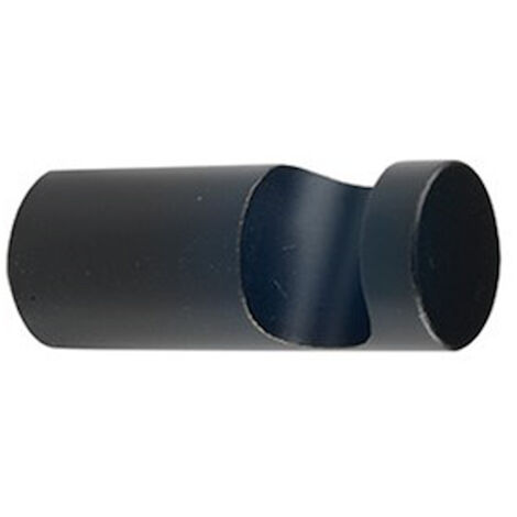 STILHAUS Hashi porta accappatoio singolo nero opaco codice prod: 000HS1323