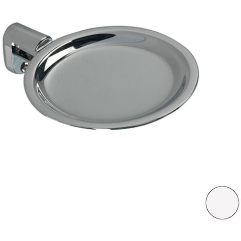 STILHAUS Hashi porta sapone metallo a parete bianco opaco codice prod: 000HS09M24