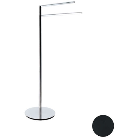STILHAUS Living piantana 2 bracci nero cromato codice prod: 000LV1905