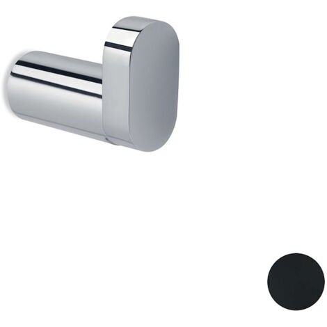 STILHAUS Living porta accappatoio 3,5x3,5 nero cromato codice prod: 000LV1323