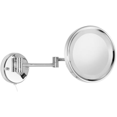 STILHAUS Specchio Ingranditore Led  3X Con Braccio Cromo