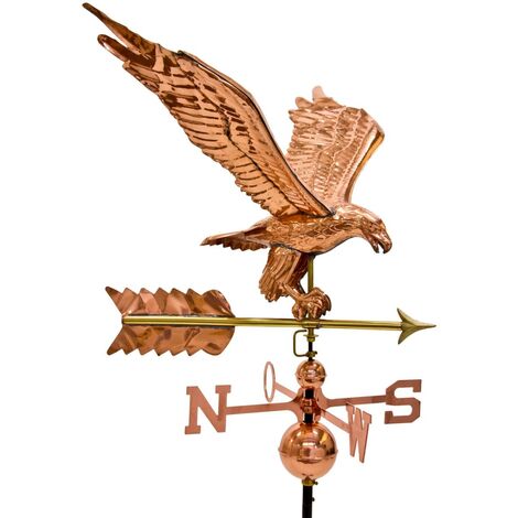 Girouette en cuivre pur Smithsonian Aigle - Drapeaux décoratifs