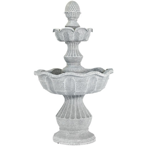 STILISTA® Gartenbrunnen, Springbrunnen 85 cm hoch
