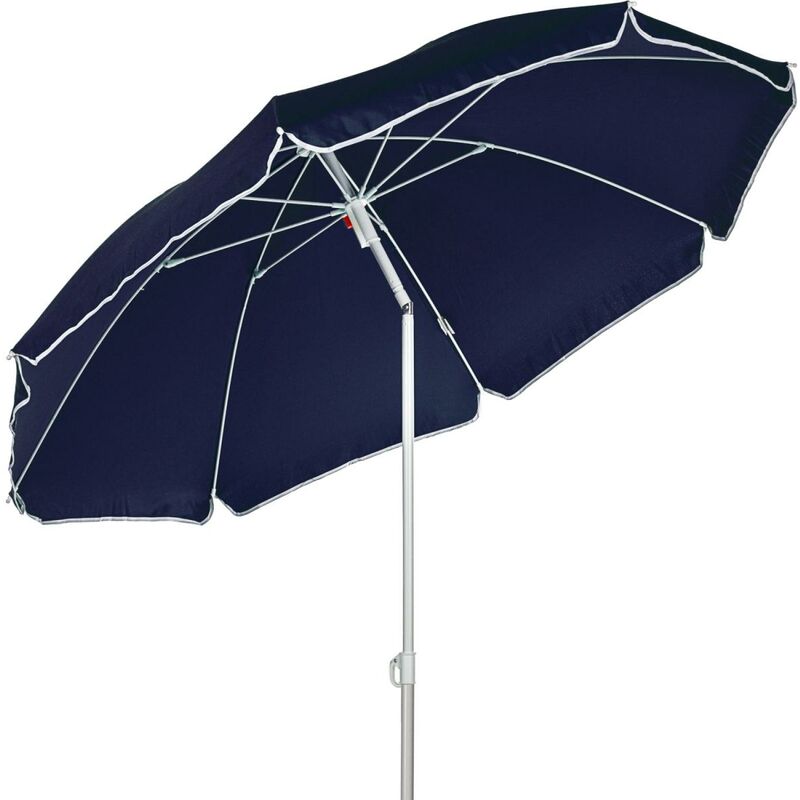 STILISTA® Parasol de plage 160 cm avec sac de transport, parasol, UV 30, piquet de terre, angle d'inclinaison et hauteur réglables, différentes