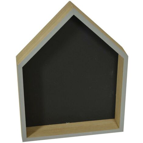 Stilla graues Tafelhaus aus Holz cm22,5x29,5x4,5