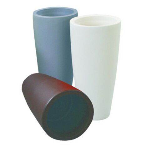 STILO VASO TONDO GHIACCIO CM.33X70H DA ARREDO INTERNO ESTERNO GIARDINO