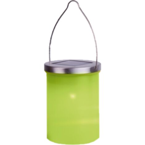Stilvolle LED-Solar-Laterne in grün 9,2 x 12 cm, für den Außenbereich