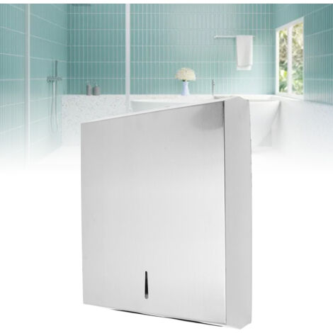Stilvoller, multifunktionaler Wand-Papierblockhalter BK50 aus Edelstahl für Küche/Bad/Garage