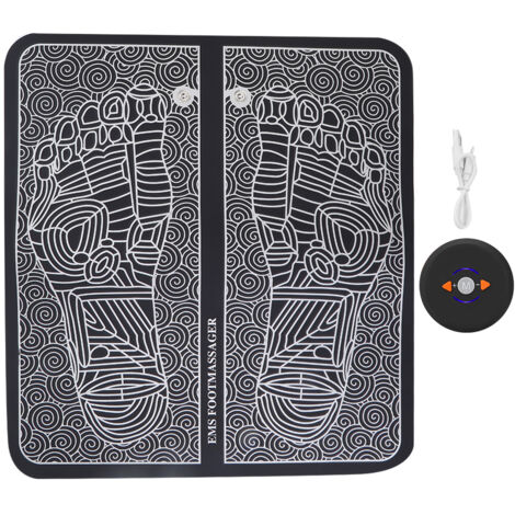 Stimulateur Musculaire Électrique pour Pieds - Coussin de Massage Anti-Douleur et Soin Santé