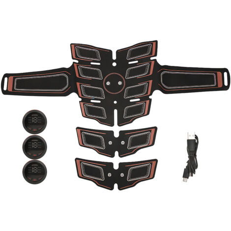 Stimulateur Musculaire EMS Ceinture Abdominale Équipement Fitness Entraînement Bras Jambes