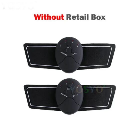 Stimulateur musculaire sans fil EMS, appareil de fitness intelligent pour exercices abdominaux, ceinture amincissante à autocollants corporels, unisexe-AquaForge