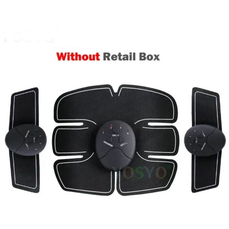 Stimulateur musculaire sans fil EMS, appareil de fitness intelligent pour exercices abdominaux, ceinture amincissante électrique pour la perte de poids, unisexe00208-AquaForge