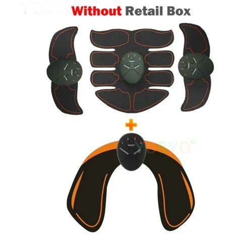 Stimulateur musculaire sans fil EMS, appareil de fitness intelligent pour exercices abdominaux, ceinture amincissante électrique pour la perte de poids, unisexe00275-AquaForge