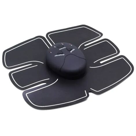 Stimulateur musculaire sans fil intelligent EMS, appareil de massage et d'entraînement abdominal, coussin minceur électrique pour la perte de poids 00213-AquaForge