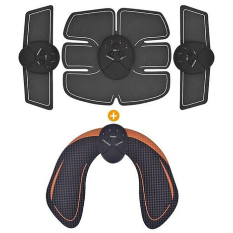Stimulateur musculaire Smart Ems, ensemble de 4 disques (version batterie)-AquaForge