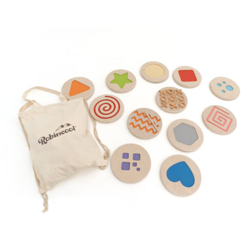 Stimulierendes Spiel Montessorie Psychomotorischer Kreislauf Robincool Playful Little Steps aus Ökologischem Holz