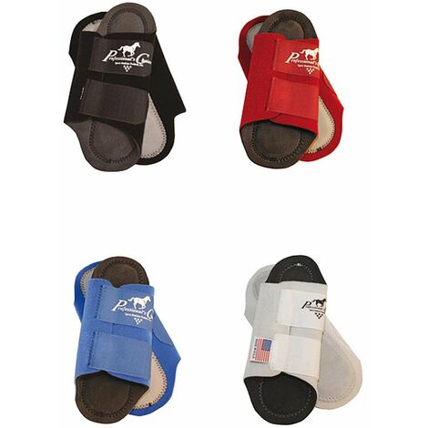 Stinchiere in neoprene con chiusure in tessuto a strappo leggeri e antiscivolo modello competitor splint boot - Nero