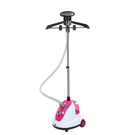 Stiratore Verticale a Vapore 1700W,Rosa