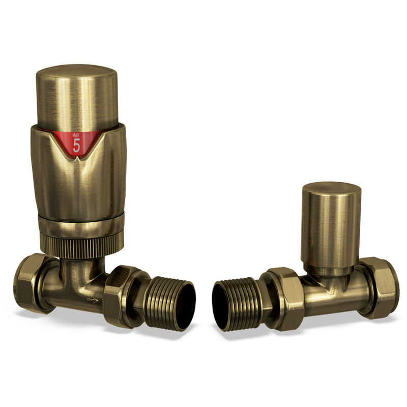 Image of Stirling Bold - Antique Brass Thermostatic&hellip;