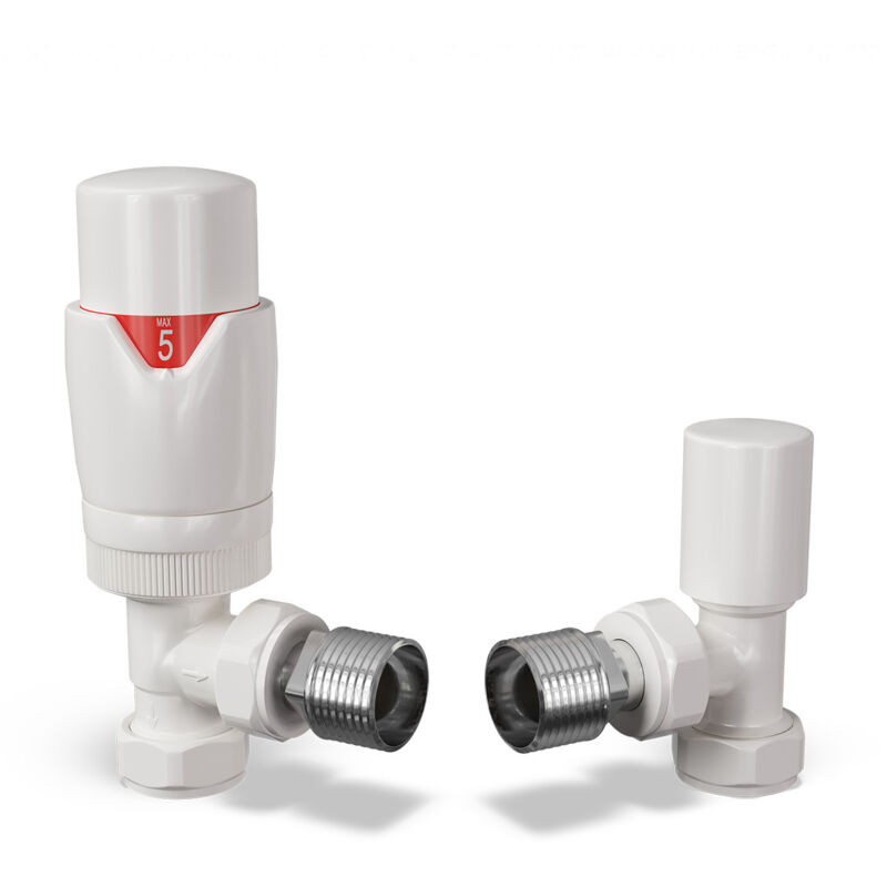 Image of Stirling Bold - White Thermostatic Radiator&hellip;