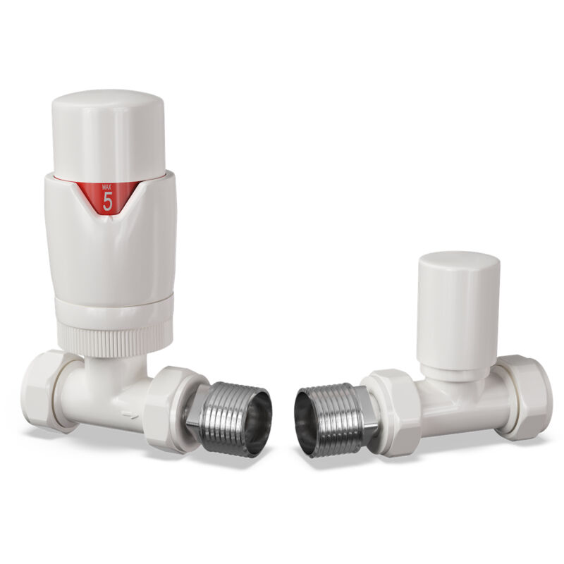 Image of Stirling Bold - White Thermostatic Radiator&hellip;