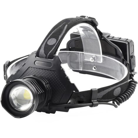 Stirnlampe, LED, wasserdicht, schwarz