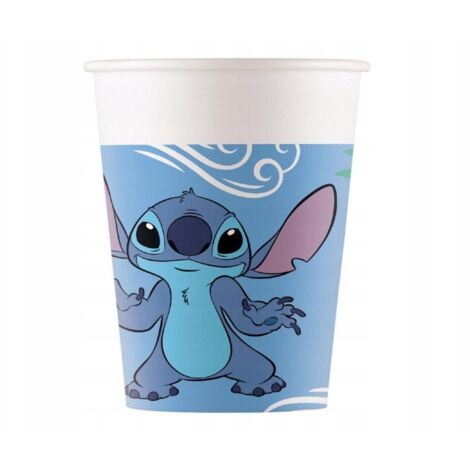 Stitch & Angel Pappbecher, Stitch 200ml, 8 Stk.