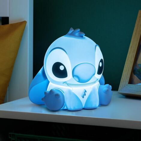 PALADONE Stitch Squishy Lamp - Officially Licensed de Desk Lamp de Disney, décoration de Chambre de Games et produits dérivés pour garçons et filles, Accessoire de Cadeau de Veilleuse pour Chambre de Games et.