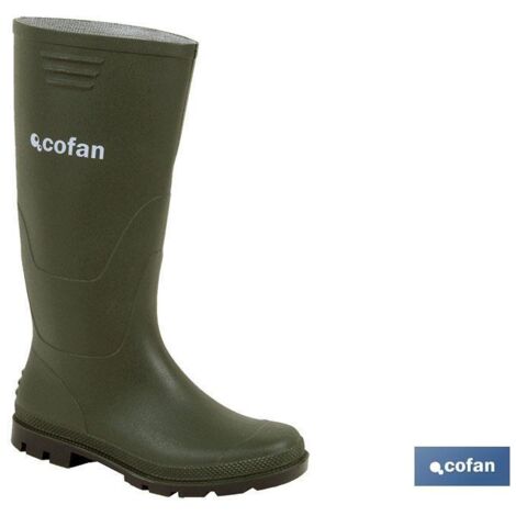 Stivale alto in PVC verde taglia 46