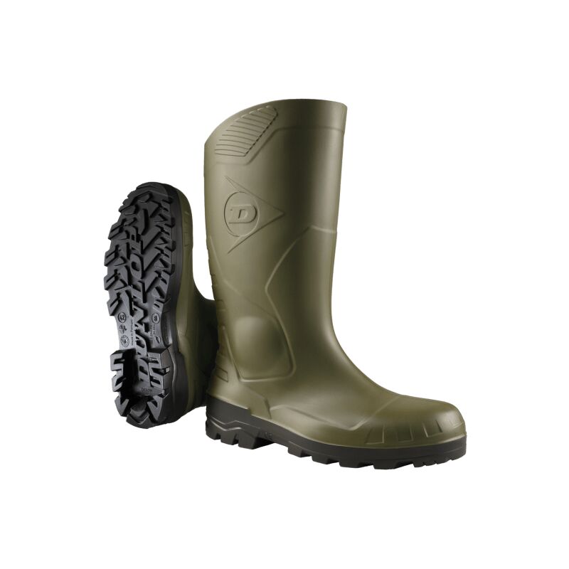 H142611 Stivali Antinfortunistiche Impermeabili S5 Verdi 47 - Dunlop