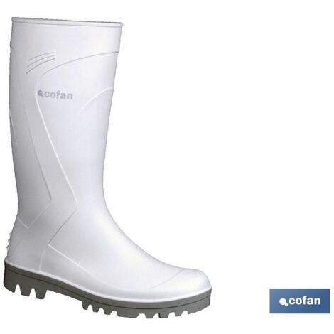 Stivale da pioggia in PVC bianco taglia 39