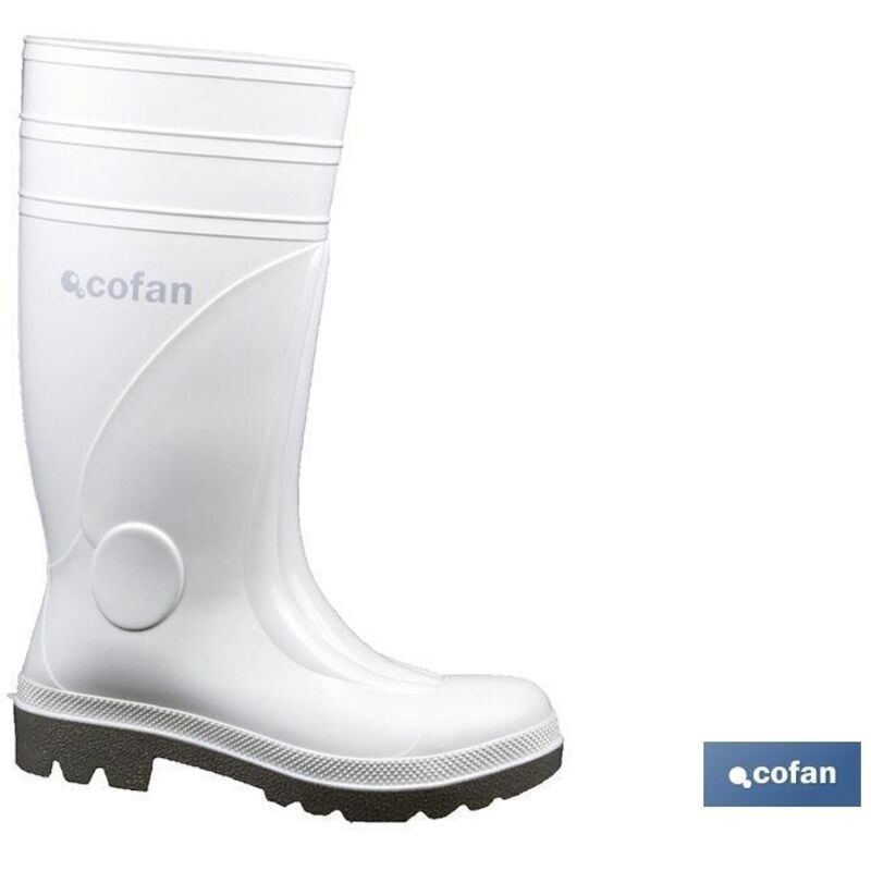 Cofan - Stivale per acqua alta sicuro. S-4 bianco