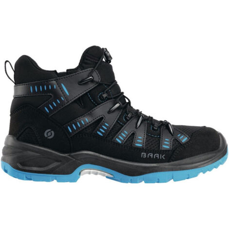 Stivale di sicurezza Hudson taglia 41 nero/blu S1P SRC ESD EN20345 tessile BAAK