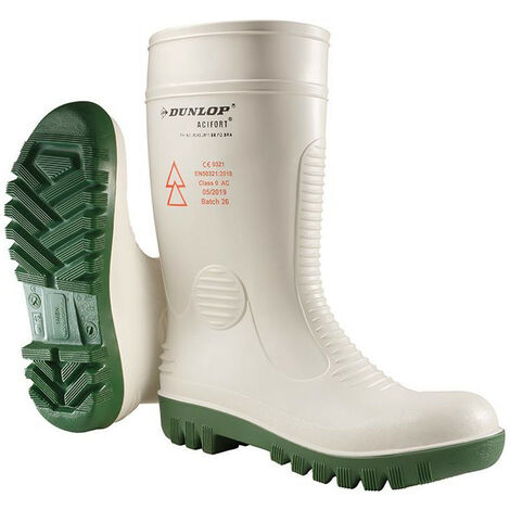 Stivale Dunlop Acifort High Voltage.blanc. Taille 41