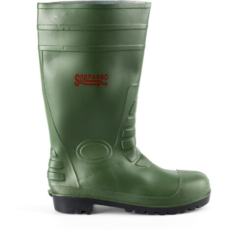 STIVALE PVC VERDE S5 PUNTA+LAMINA