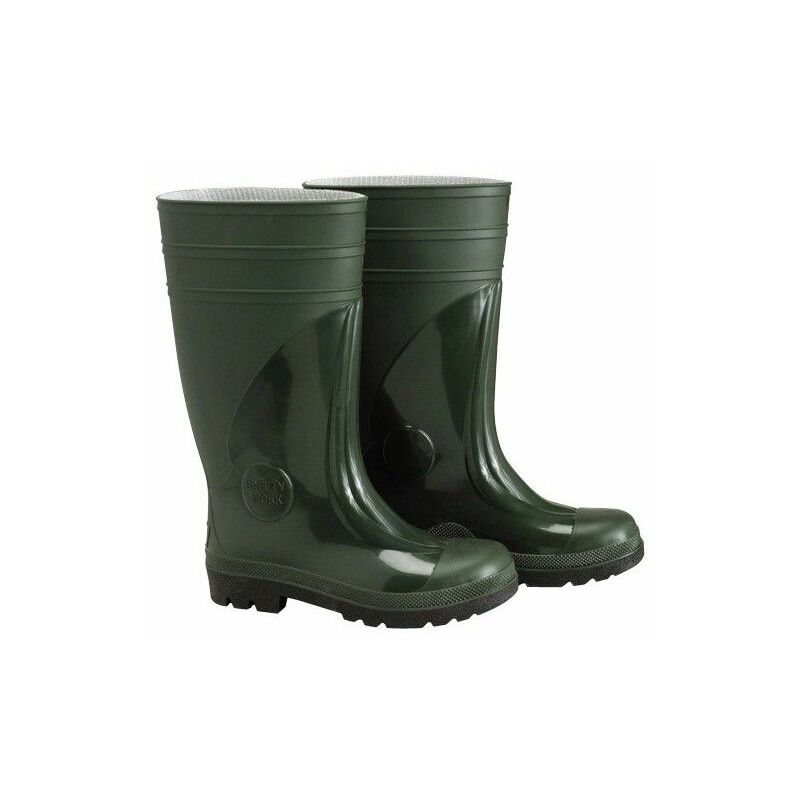 Stivali di gomma di sicurezza verde alto Nº 39 (paio)