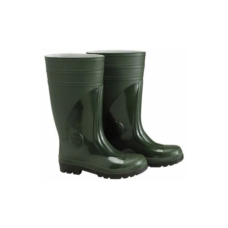 Stivali di gomma di sicurezza verde alto Nº 41 (paio)