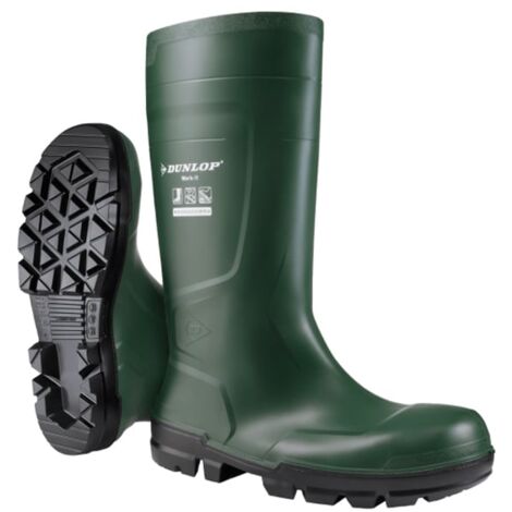 Stivali antinfortunistici Dunlop NB2KL01 S5 SR FO LG - 46 - Verde