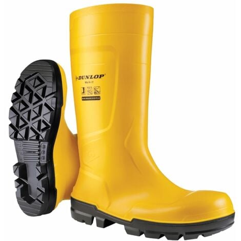 Stivali da lavoro Dunlop NB2JF01 S5 SR in PVC - 50 - Giallo Scuro