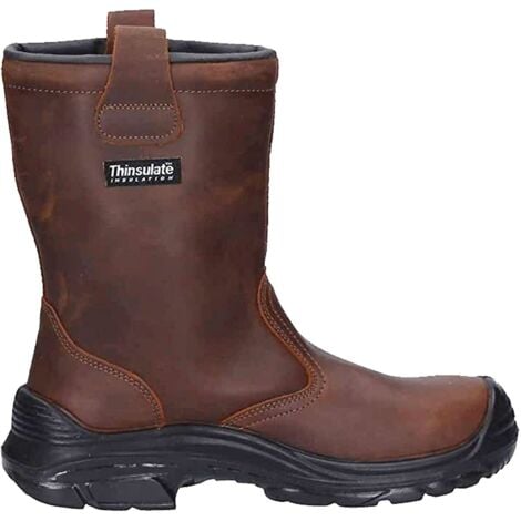 U-POWER Stivali da Lavoro in Pelle U Power Nordic Plus S3 Marrone 44