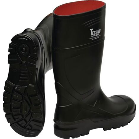 Stivali di sicurezza Otra taglia 46 nero S5 CI SRC EN20345 PU TECHNO BOOTS