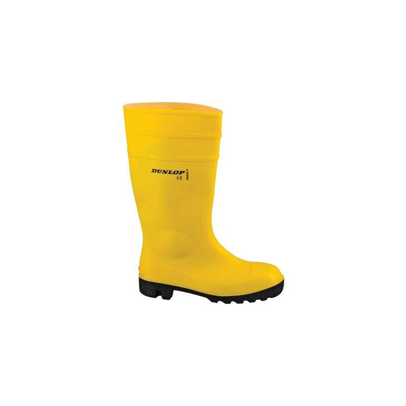 Image of Dunlop - stivale pvc antinfortunio work-its giallo S5 40
