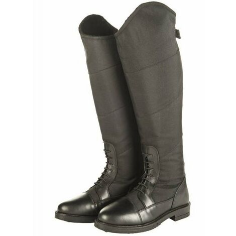 Stivali in vera pelle per bambini e adulti con imbottitura morbida Stockholm Winter: 43, Nero