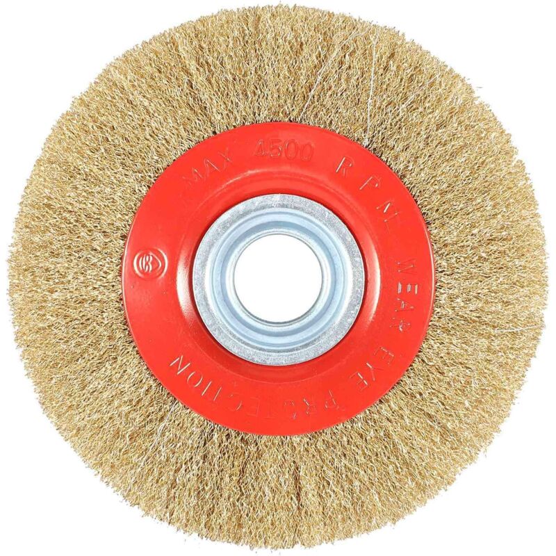 Image of Tonchean - Stk. 8 Zoll Edelstahl-Flachbürsten-Adapterring zum Polieren von Doppelschleifmaschinen