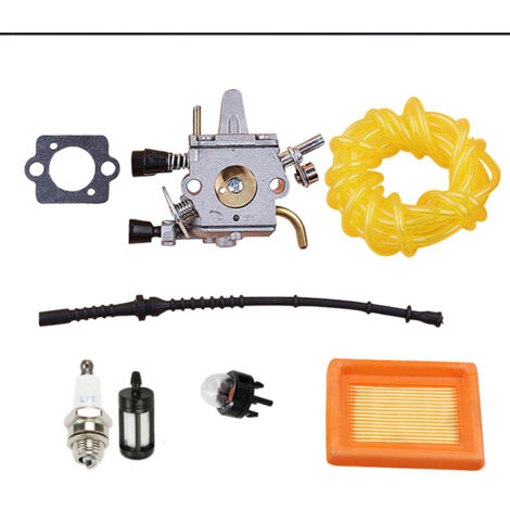 STL-Vergaser kompatibel mit FS120, FS200, FS250, FS300, FS350 und FR450, Komplettset mit Luftfilter und Einstellschrauben.