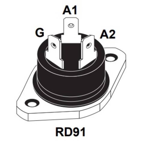 STMicroelectronics BTA40-600B Thyristor (SCR) - TRIAC RD91 40 A 600 V