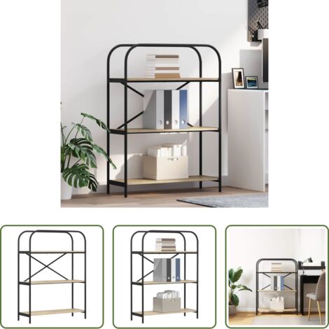 Stoccaggio funzionale -  Libreria Rovere Sonoma 80 x 30 x 109 cm Legno multistrato