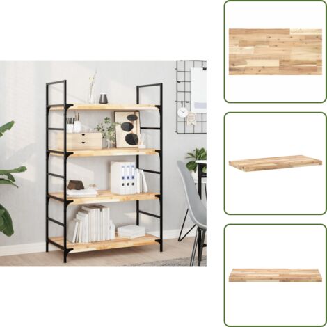 Stoccaggio in parete - vidaXL Ripiano a Parete 100x40x4 cm Legno Massello Acacia Non Trattato - Design in legno