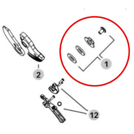 STOCKER - 312/1 - Kit di fissaggio lama