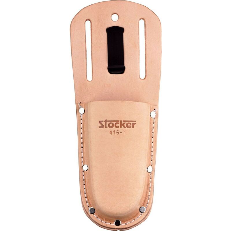 Stocker - Etui en cuir avec clips